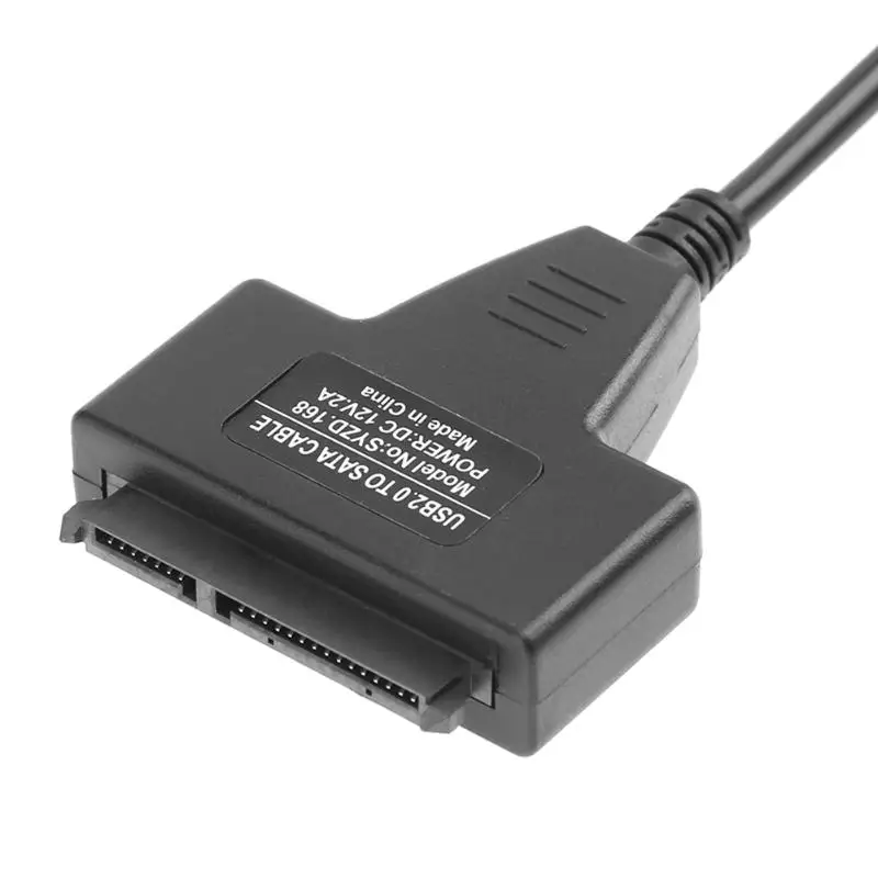 SATA кабель USB 2 0 к Sata адаптер внешняя мощность для 5 дюйма/3 дюйма SSD жесткий диск