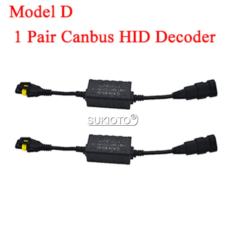 1 Pair HID Decoder SUKIOTO Быстрый Яркий AC 55W F5 HID комплект балластов для ксенона 5500K Xenon H1 H3 H7 H11 HB3 HB4 9012 D2H HID лампы для автомобильных фар 55W HID комплект - Испускаемый цвет: 1 Pair HID Decoder