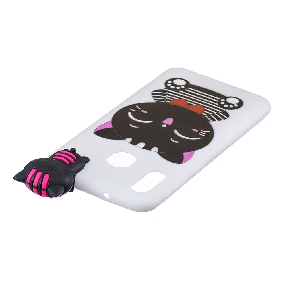 3D Cute Cartoon Soft Silicone Case for Samsung Galaxy M10 Unicorn Shockpoof Protective Phone Cover M20 Fundas |