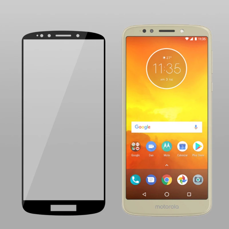 3D закаленное стекло для Motorola Moto E5 Play GO полное покрытие экрана Защитная пленка
