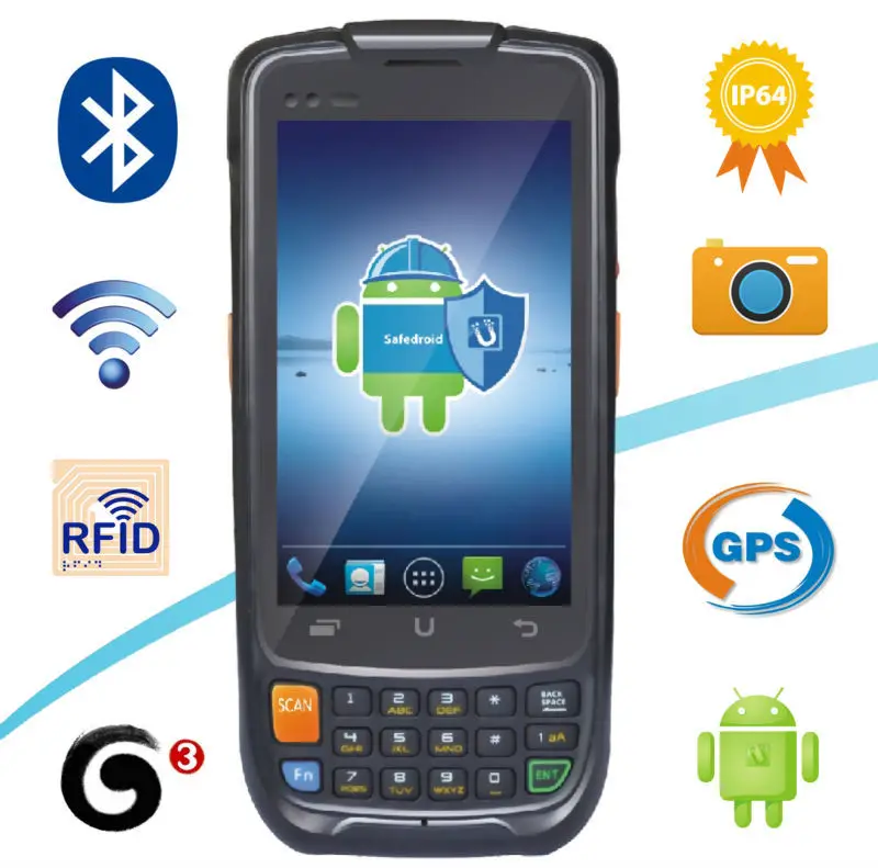 Urovo i6200S Прочный портативный 4G мобильный компьютер промышленный кпк QR 1D 2D сканер