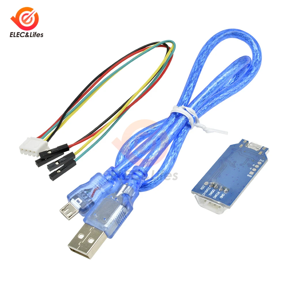 OB ARM Emulator Debugger Programmer Downloader Replace V8 SWD M74 for J-Link Emulator blue MCU Micro USB Cable 4 Pin Jumper Wire