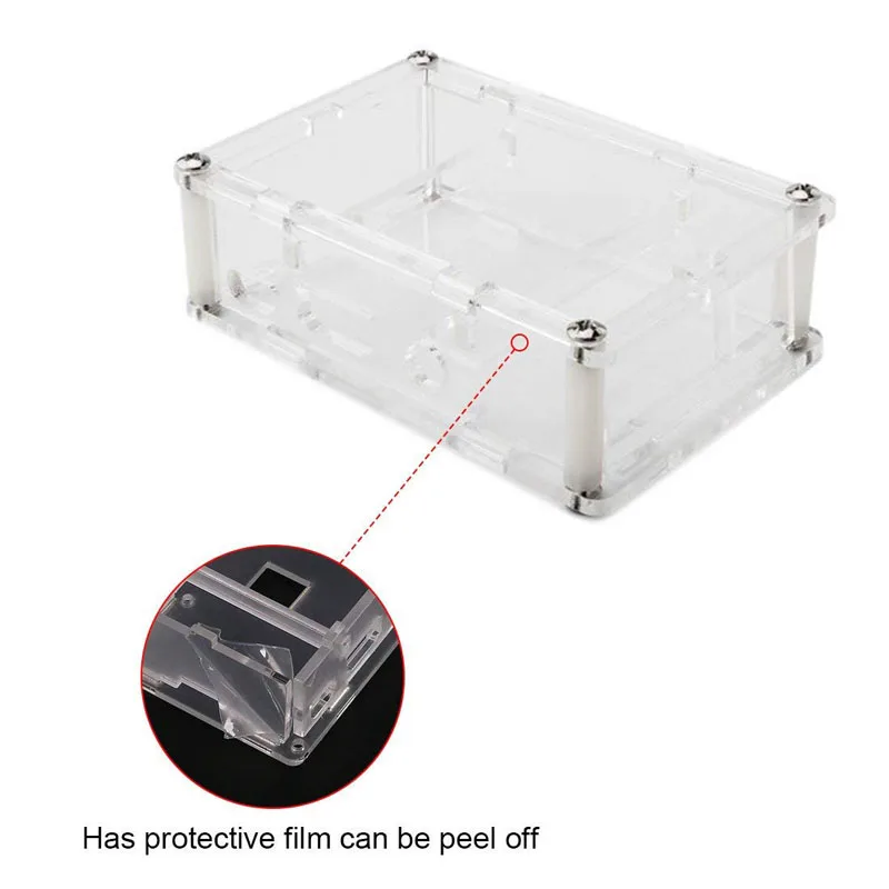 ЖК дисплей с сенсорным экраном 3 5 дюйма для Raspberry Pi 2 / Model B + прозрачный акриловый