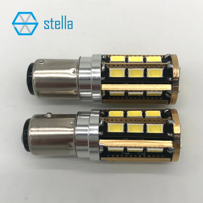 2шт 1157/BAY15D P21/5 Вт авто светодиодный фонарь Янтарный/красный/белый стоп светильник