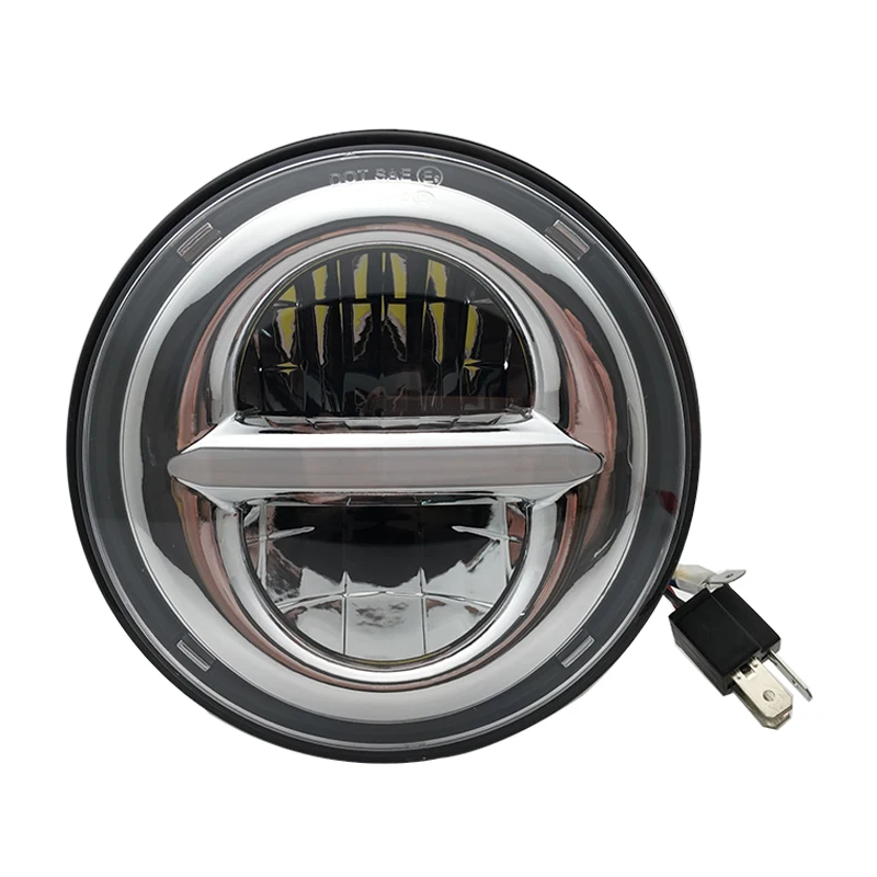5-3/" черный проектор светодиодный фара с DRL для индийского скаута Honda Shadow мотоцикл широкий Glide XL1200 уличный 750 883