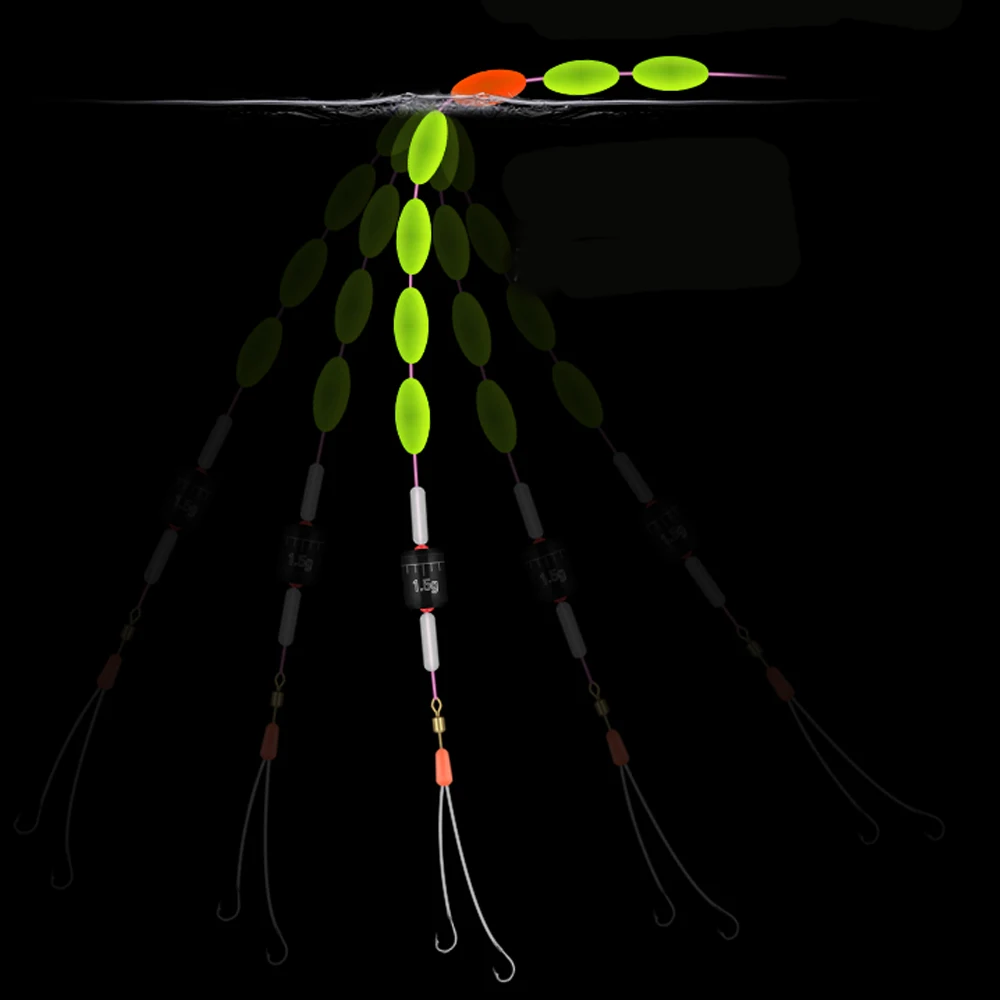 1 группа 6 шт./3 шт. овальный красный/желтый мини-поплавок для рыбалки, плавающий поплавок, бусины с отверстием без стопора