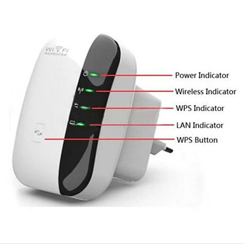 

300M Wireless-N Wifi Repeater 2.4G AP Router Signal Booster Extender Amplifier
