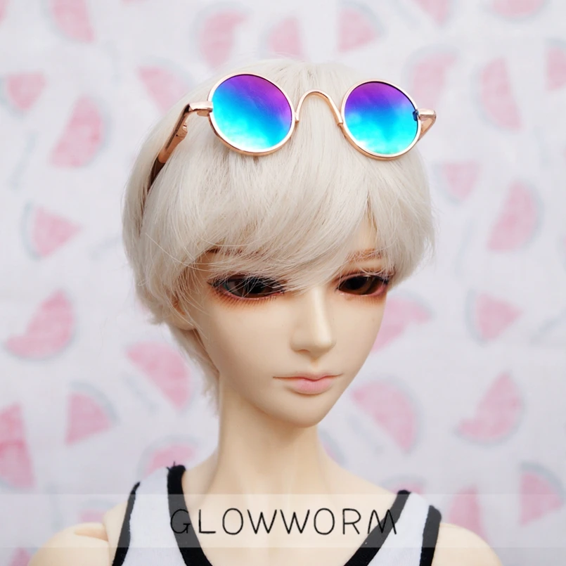 BJD солнцезащитные очки Bookman Prop разноцветные для 1/4 1/3 24 &quot60 см MSD SD SD17 70 DD DOD DK DZ Volks Doll