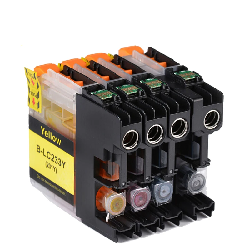 4PK LC233 чернильный картридж с чипом совместимым принтером Brother DCP-J562DW J680DW J880DW |
