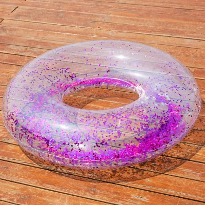 120cm purple 70 см/90 см/100 см/120 см блестящие бассейн плавательный круг для взрослых детей плавает надувные Забавные игрушки Плавающий надувной матрас boia - Цвет: 120cm purple