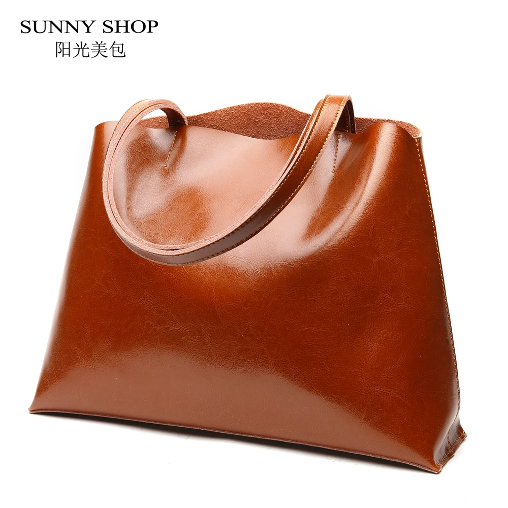 SUNNY SHOP американская стильная винтажная большая сумка тоут А4 в наличии из