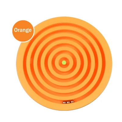 Big orange Smart игра "Забавные игрушки" 3D волшебный Интеллектуальный баланс шар-лабиринт IQ логики баланса способность Магнитная игрушка для детей Подарки - Цвет: Big orange