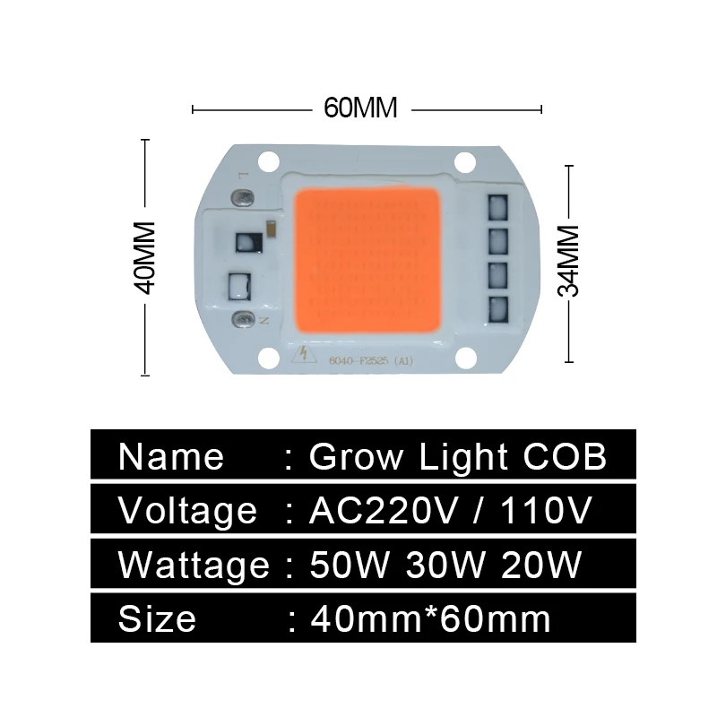 Полный спектр светодиодный Grow светильник лампочка E27 светодиодные ленты COB Чип