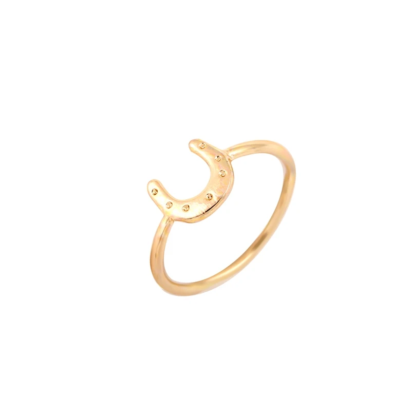 Новое поступление Горячая счастливая подкова кольцо Симпатичные U форма EY-R037