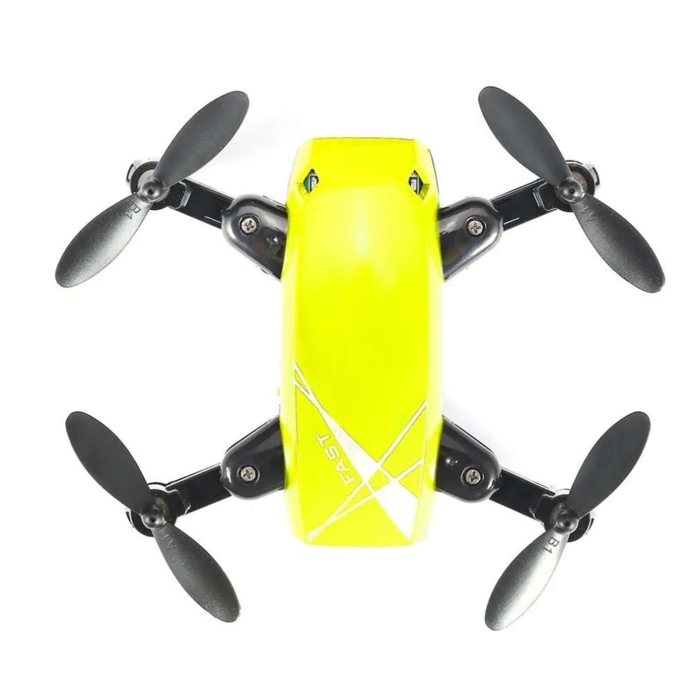 S9/S9W(камера) drone2.4 g мини складной Дрон 360 градусов флип один ключ возврат Безголовый режим H/L переключатель скорости RC Квадрокоптер с светильник