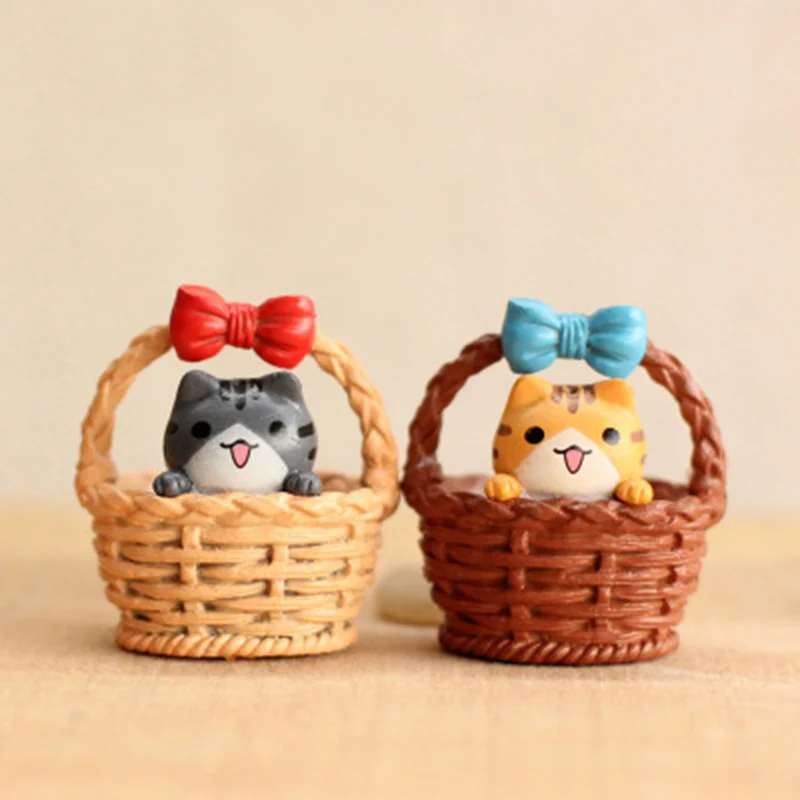 ZOCDOU 1 шт. хороший сыр Chis Cat Kitty принять подарочную коробку котенок МОДЕЛЬ Статуя Статуэтка орнамент миниатюры садовый Декор DIY Home