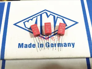 2020 горячая распродажа 10 шт.20 шт. немецкий красный WIMA MKS2 50V 4,7 мкФ 475 4U7 50V P: 5 мм аудио конденсатор, бесплатная доставка