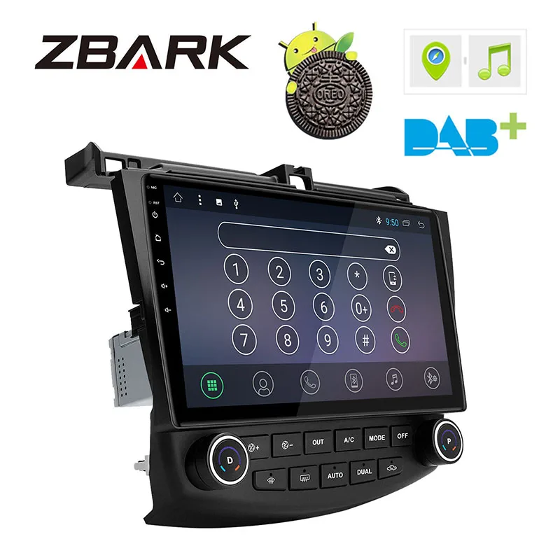10 1 дюймов Android 0 автомобильный стерео радио плеер WIFI OBD DAB GPS для Honda Accord 2002 2003 2004 2005