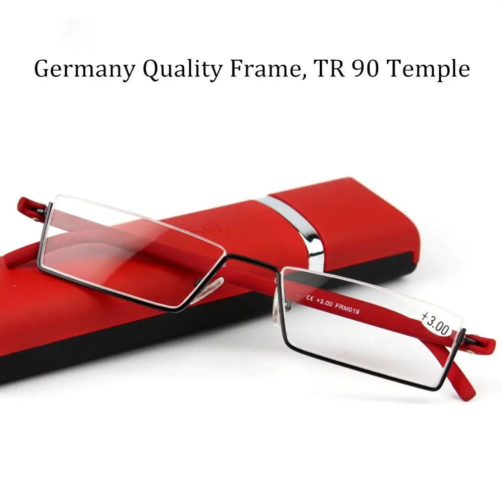 Патентные очки для глаз тонкая металлическая оправа с дужками TR 90