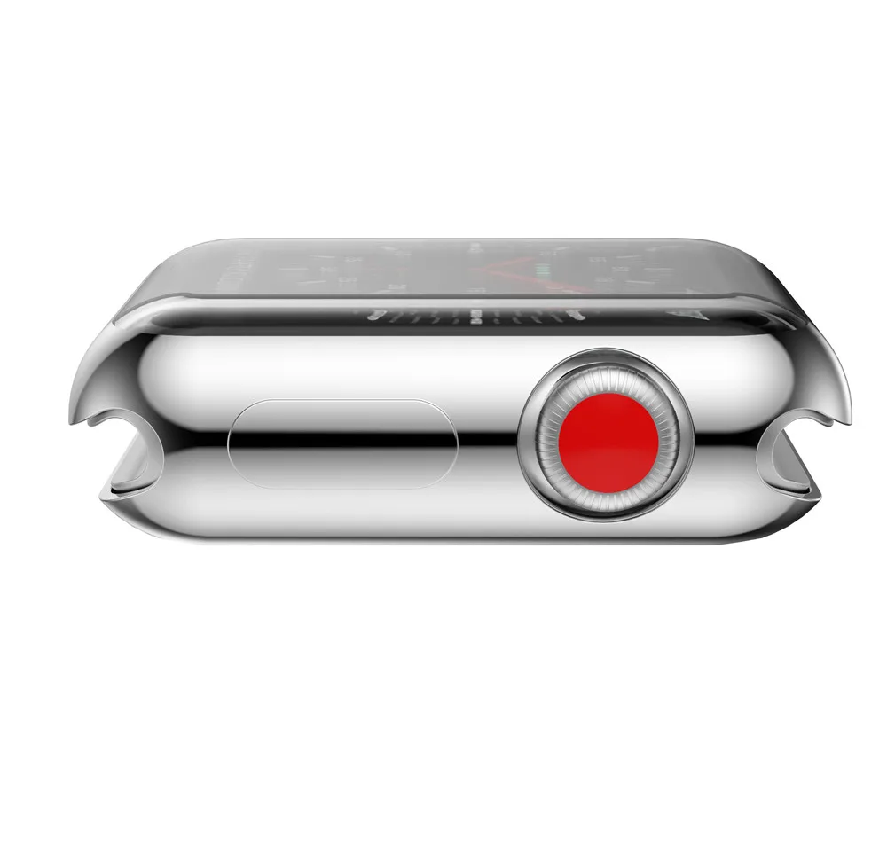Чехол для часов Apple Watch, чехол 42 мм, 38 мм, серия 3, 2, мягкие, тонкие, из термополиуретана, универсальная ультратонкая Защитная пленка для iWatch, чехол