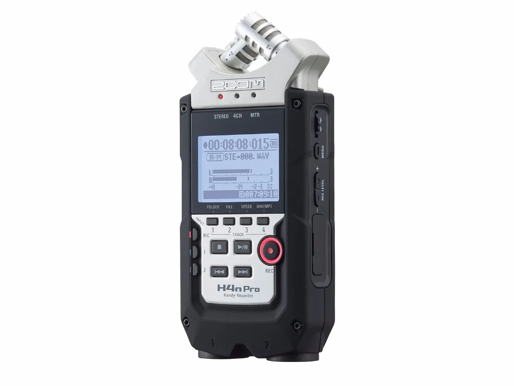 Горячая новинка ZOOM H4n PRO профессиональный ручной цифровой рекордер четырехтрековый портативный рекордер H4Npro записывающая ручка
