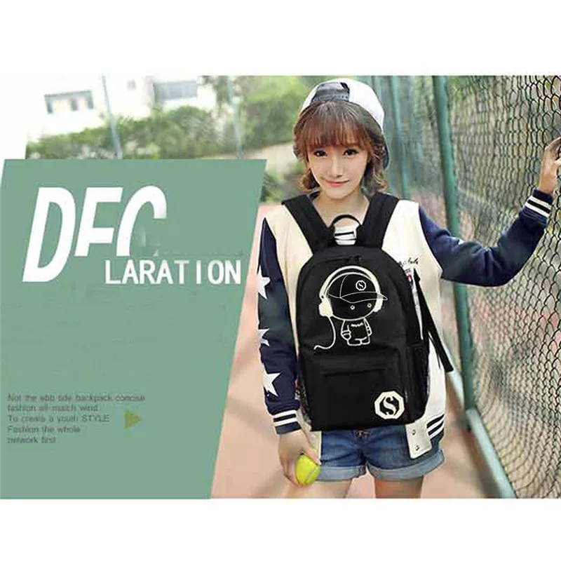 Аксессуар для сумки 2018 унисекс светильник опрятный подростков фосфоресцирующий