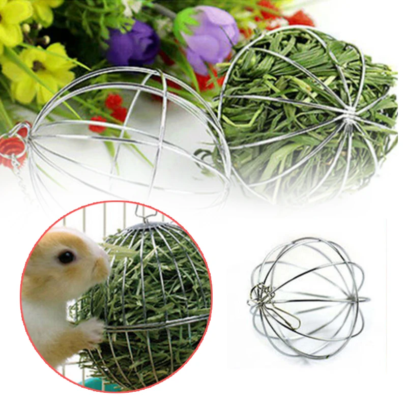 Sphere Feed Упражнение подвесной для сена мяч свинка хомяк кролик Pet поставка игрушка