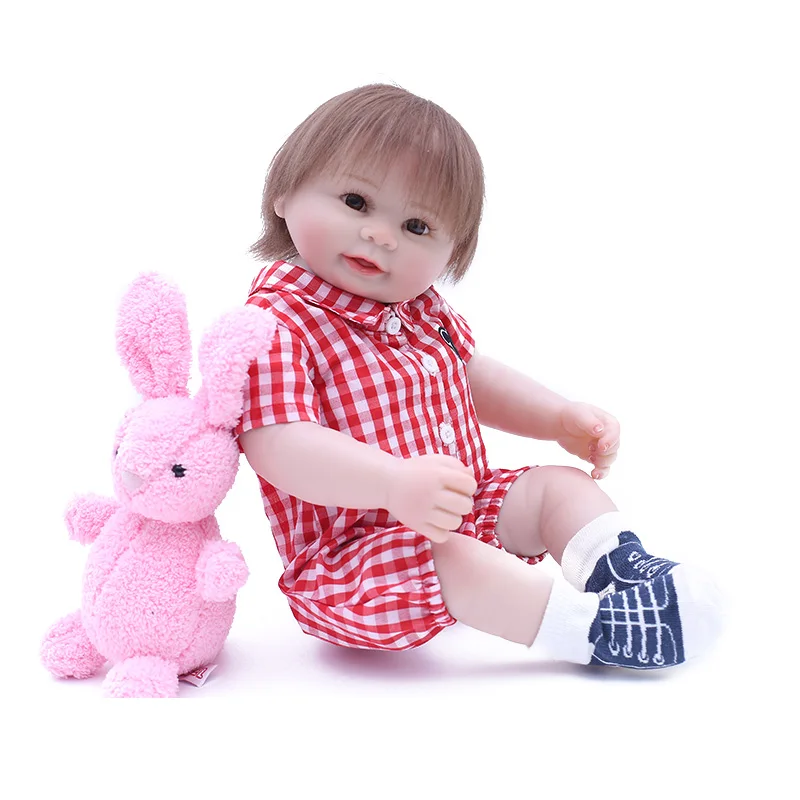 Кукла Reborn Bonecas 20 дюймов Реалистичная мягкая силиконовая кукла Bebe живой детский