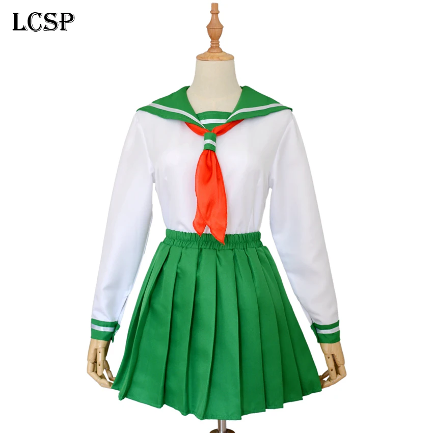 LCSP Inuyasha Higurashi Kagome Косплей Костюм японское аниме взрослая девушка школьная