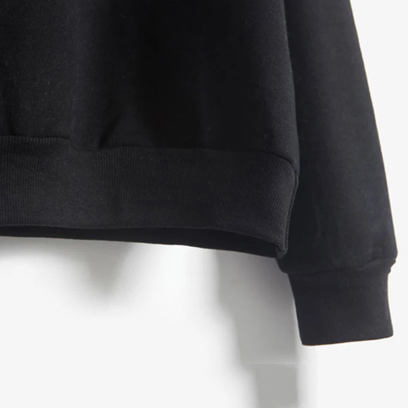 Футболка Alien женская с надписью модная повседневная свободная черная рубашка