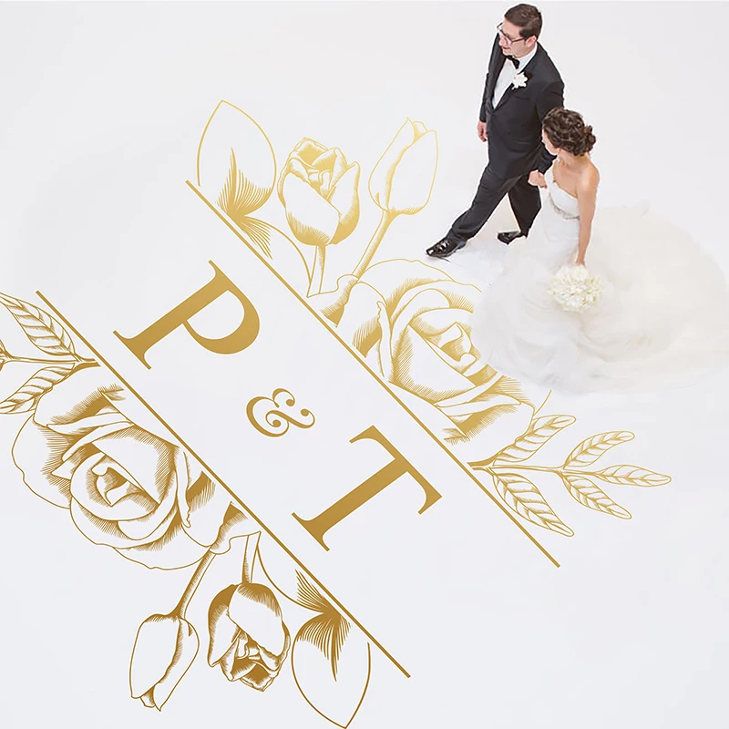 Наклейка для танцпола свадебная фотография украшение танвечерние ла декор с