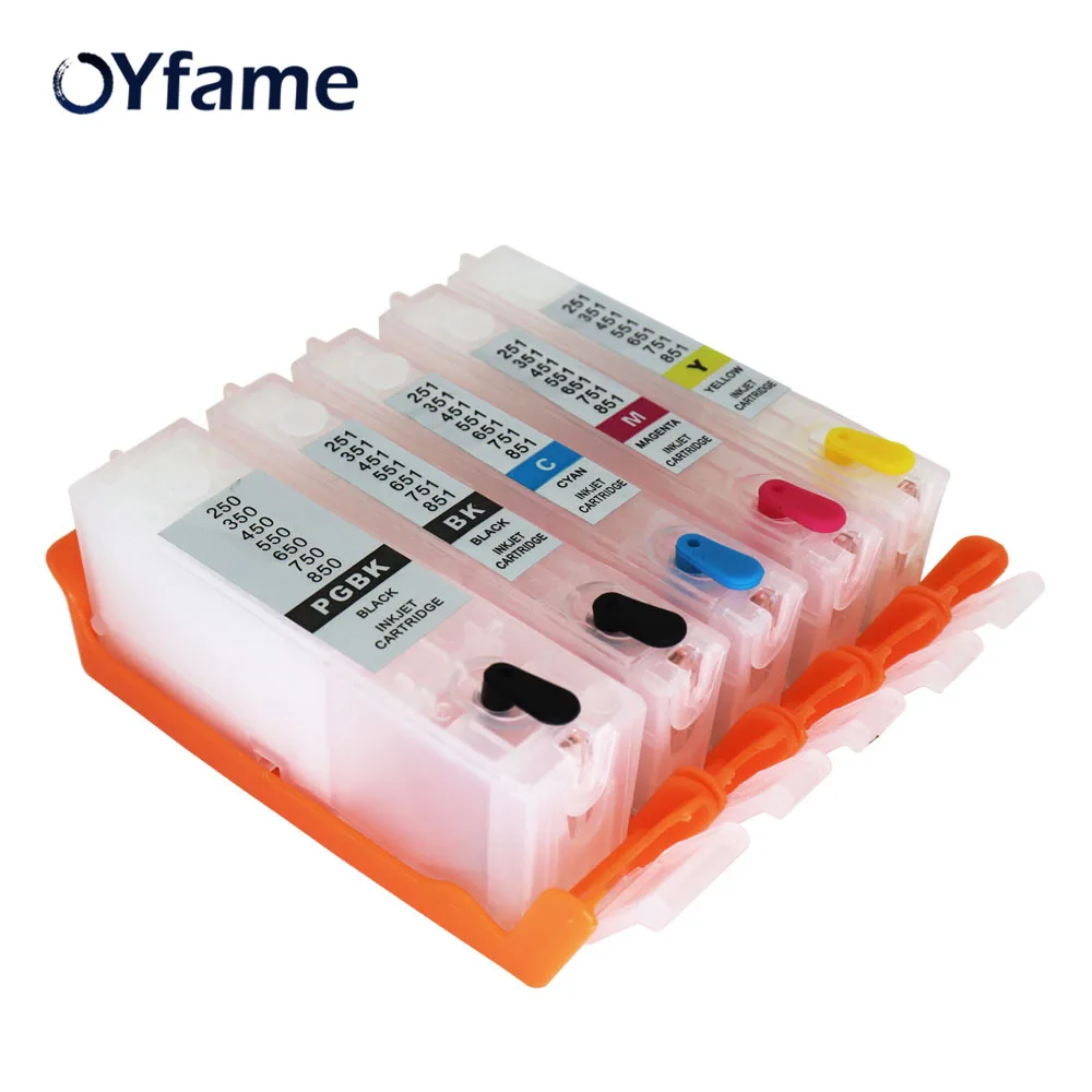 OYfame для Canon 550 551 чернильный картридж принтера IP7250 MG5450 MX925 MG5550 MG6450 MG5650 MG6650 IX6850 принтер с ARC чип|ink cartridge|ink cartridge for