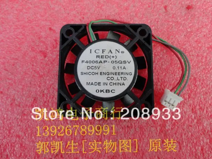 Ультратонкий охлаждающий вентилятор для ICFAN F4006AP-05QSV 5V 0.11A 4006 4 см + | Компьютеры и