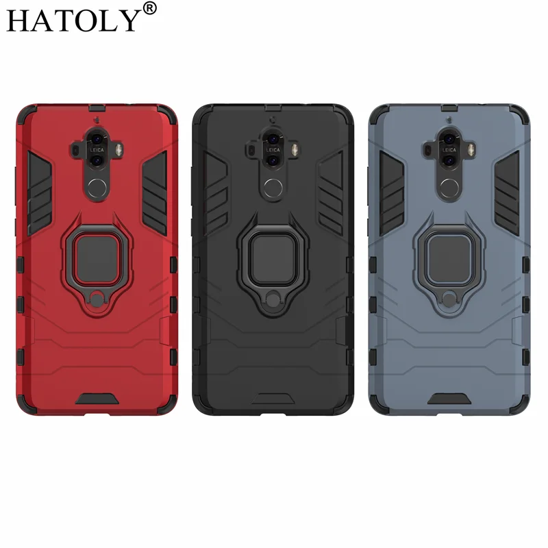 Чехол HATOLY для Huawei Mate 9 чехол с магнитным кольцом на присоске чехлы кронштейном