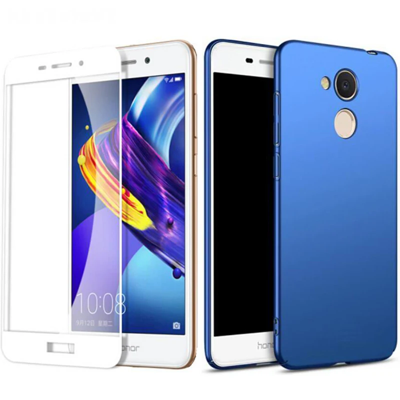 Ультратонкий жесткий чехол для Huawei Honor 6C NOVA Smart Phone + Полное Защитное стекло |