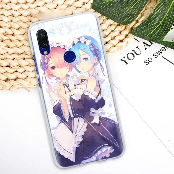 05 Аниме RE ZERO Ram Rem чехол для Xiaomi Redmi Note 5 6 7 Pro 4X7 6 6A 5 Plus 5A S2 GO Pocophone F1 чехол для телефона Coque - Цвет: 05