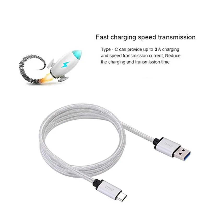 Type C USB 3 0 2.4A Быстрая зарядка данных Type-C зарядное устройство USB-C для Xiaomi mi 5 6 7 plus huawei