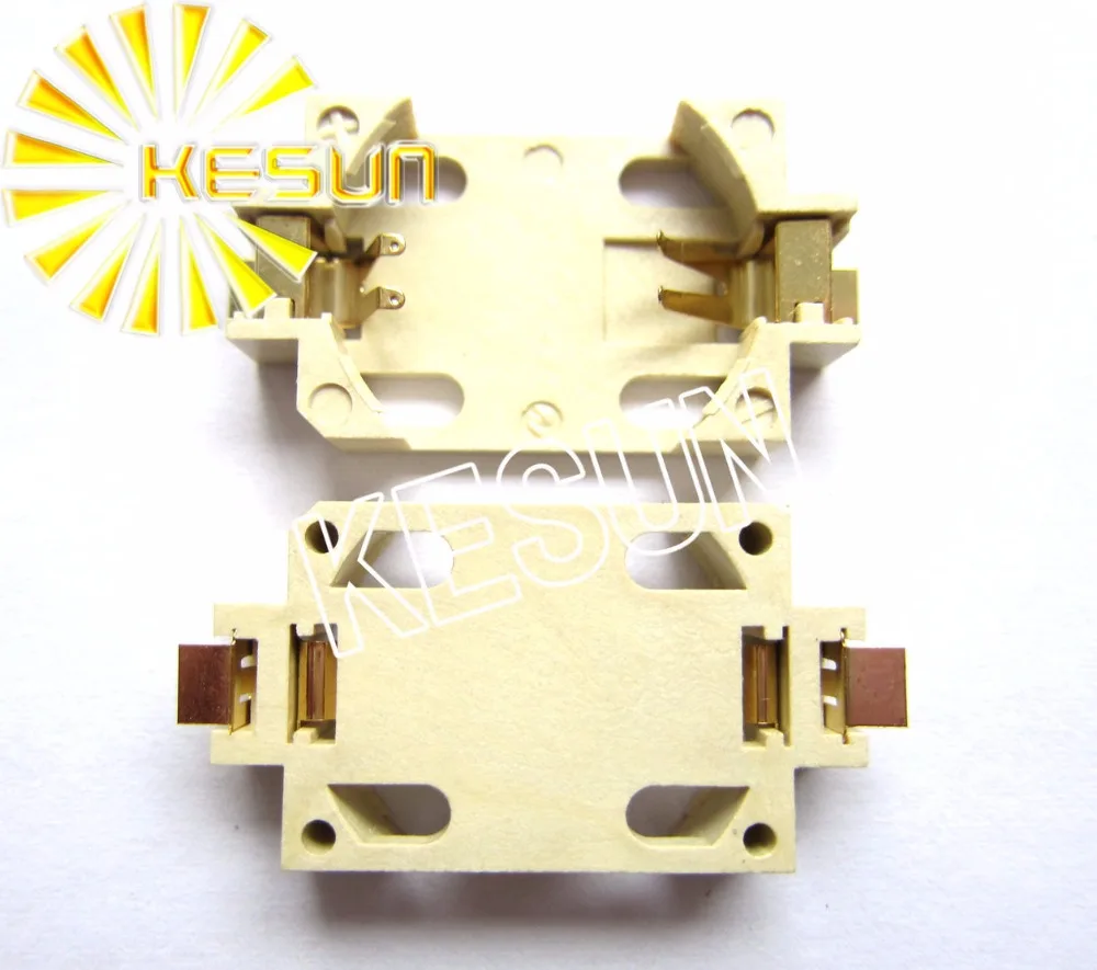 

100 шт. x Φ позолоченный 3V SMT держатель батарейного отсека для CR2032 CR2025 CR2016