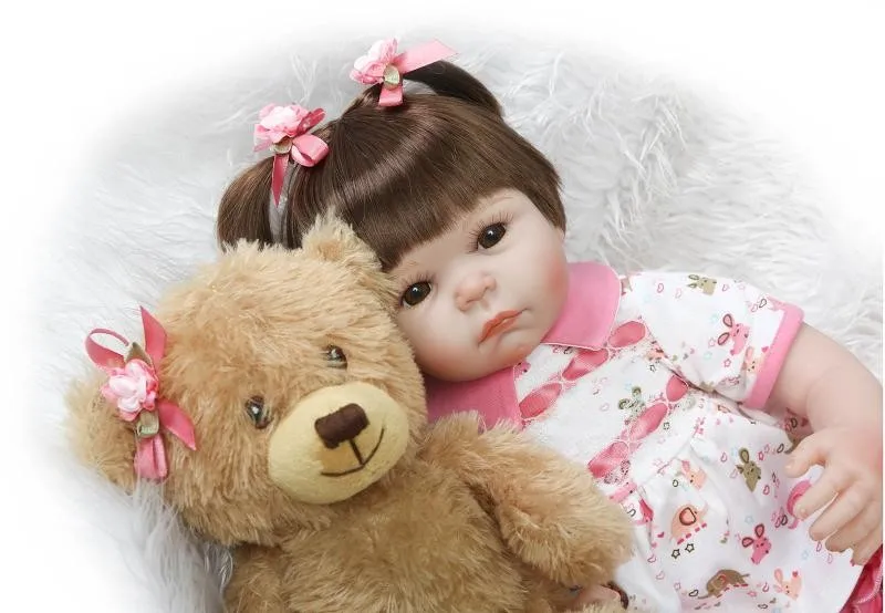 Куклы Новорожденные мягкие силиконовые 55 см | Игрушки и хобби