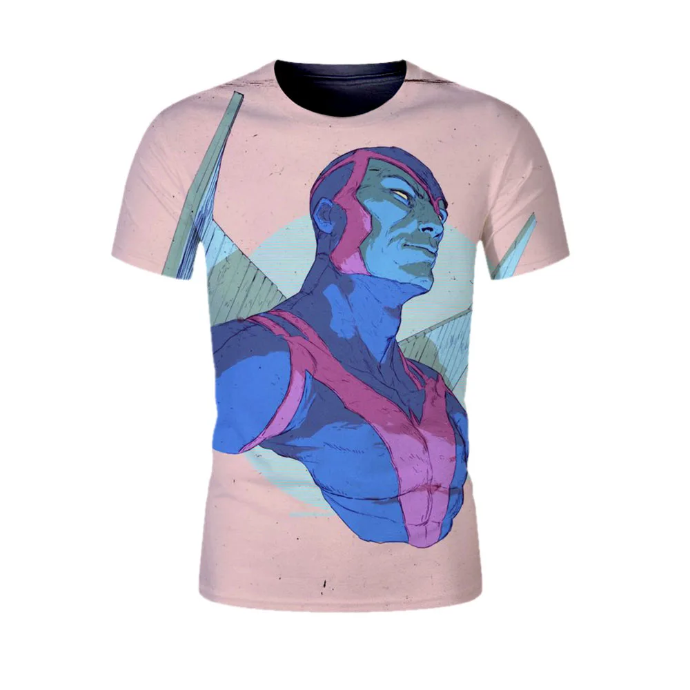 Модная футболка Hipster Oversize-футболка мужская 3D Тор Прохладный майки для подростков