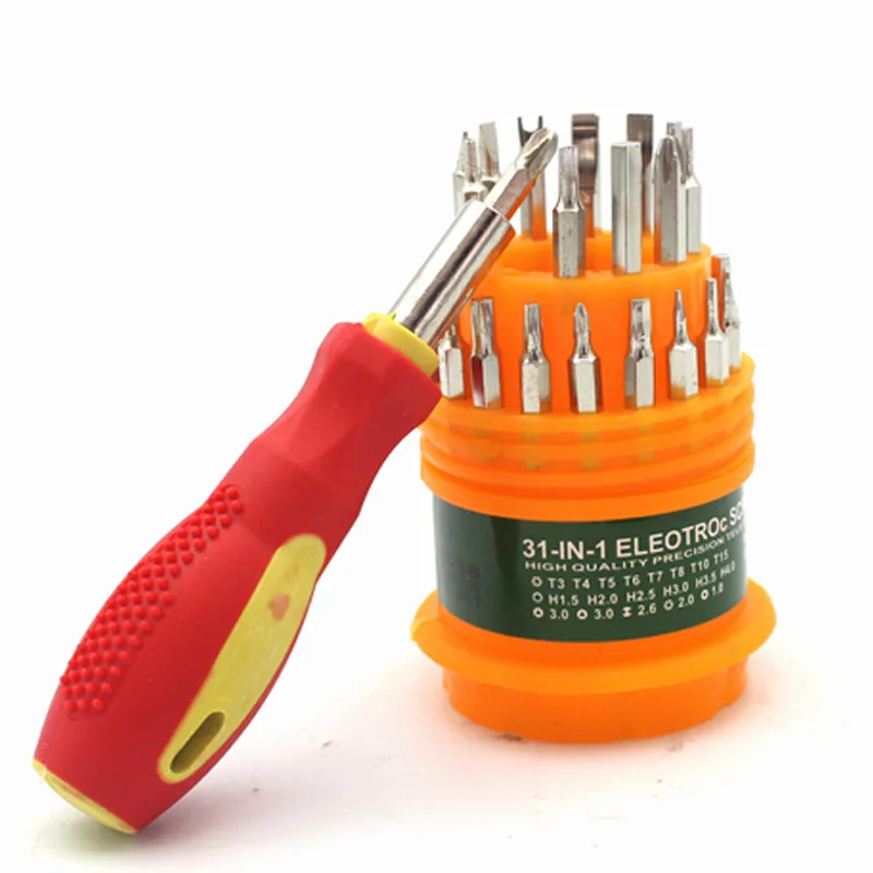 31 шт. в 1 Многофункциональный Мини Отвёртки биты ремонт Инструменты комплект