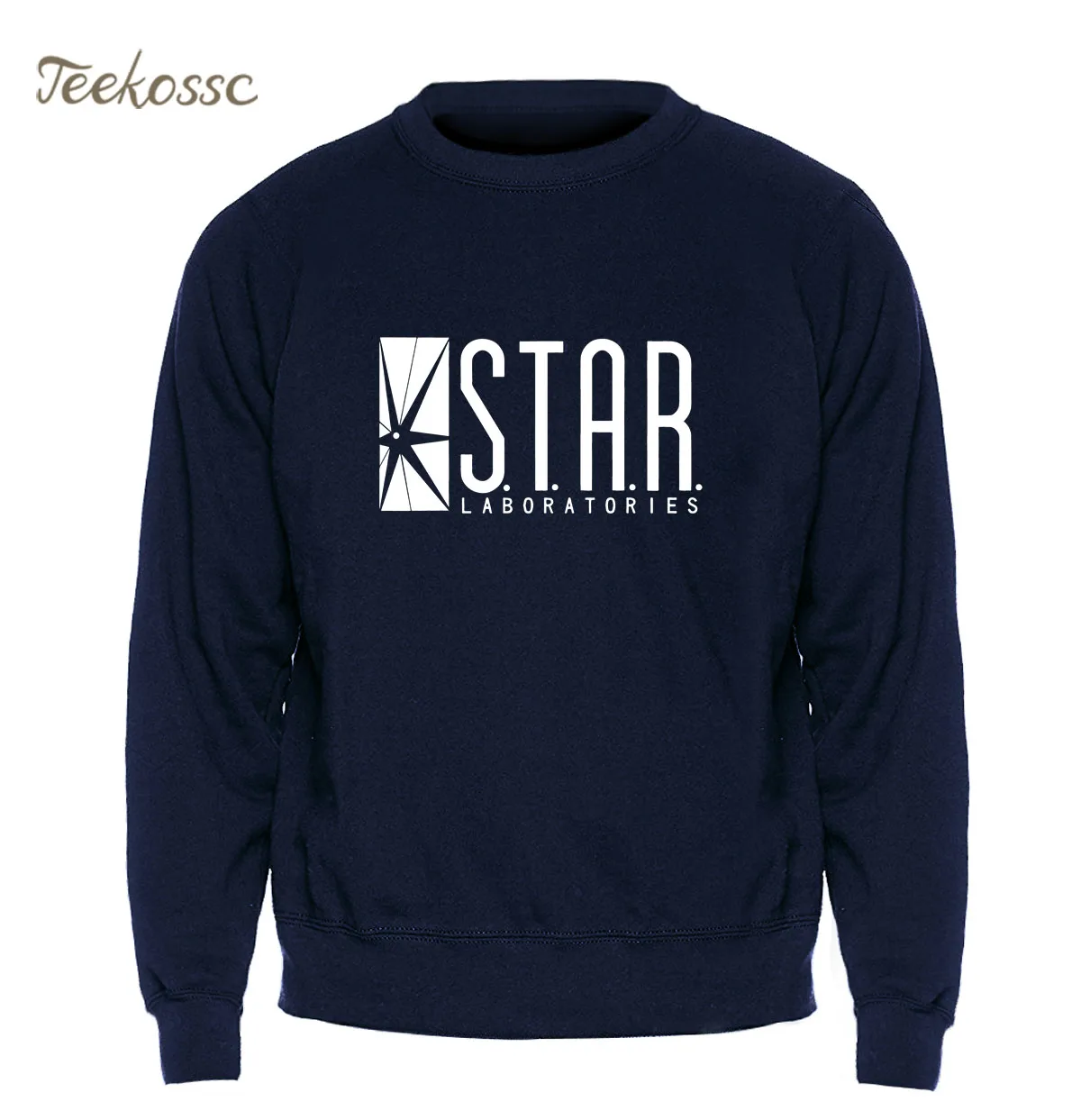 Star Labs Толстовка Супермен серия толстовка мужская джемпер флэш Готэм город комиксов черные толстовки флисовая уличная одежда XXL - Цвет: Dark Blue