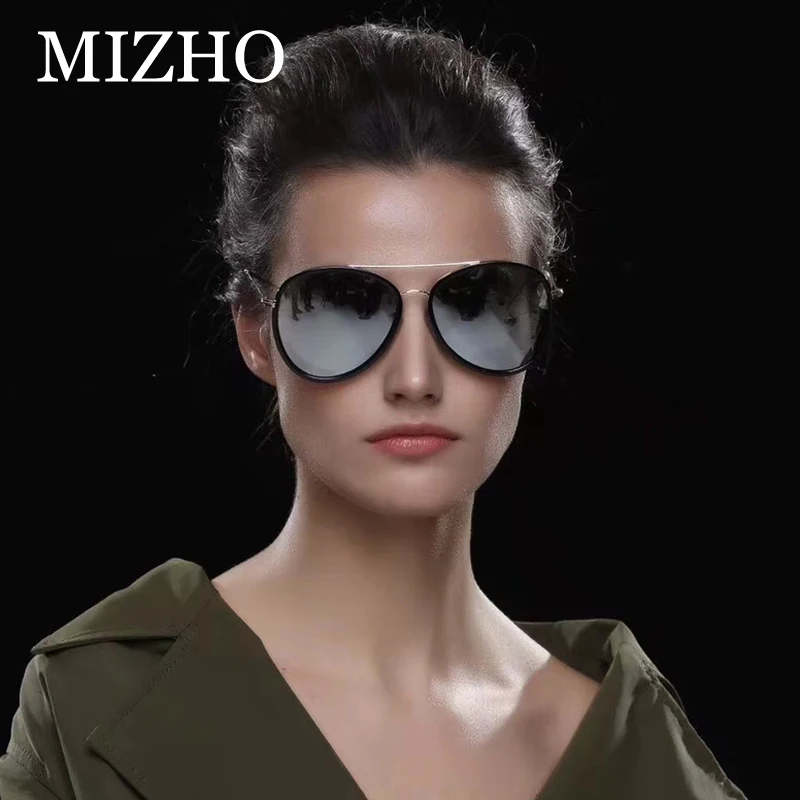 MIZHO синие настоящие визуальные фиолетовые поляризационные женские