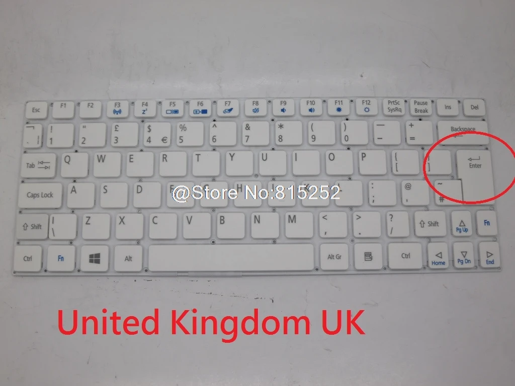 Клавиатура для ноутбука ACER W510 японский JP Великобритания Британский английский