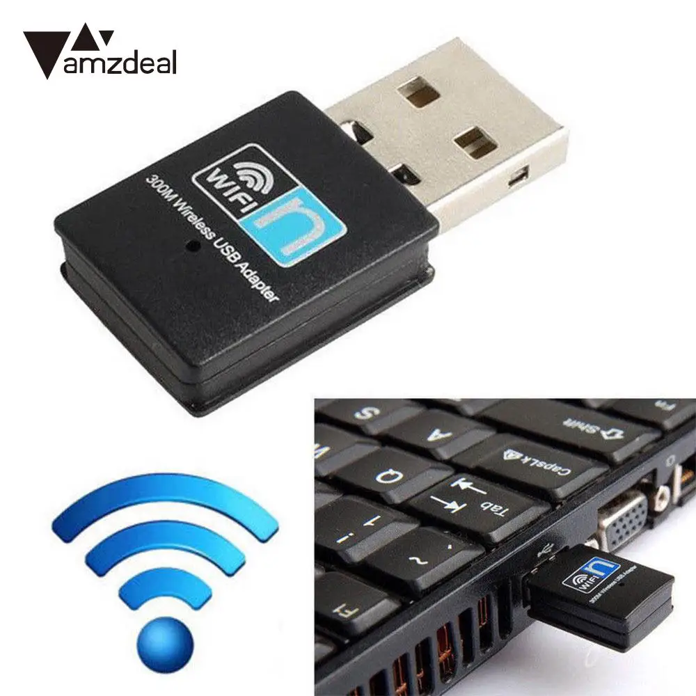 300 Мбит/с беспроводной USB адаптер ключ wifi приемник ноутбук мини для Raspberry Pi адаптер Универсальный