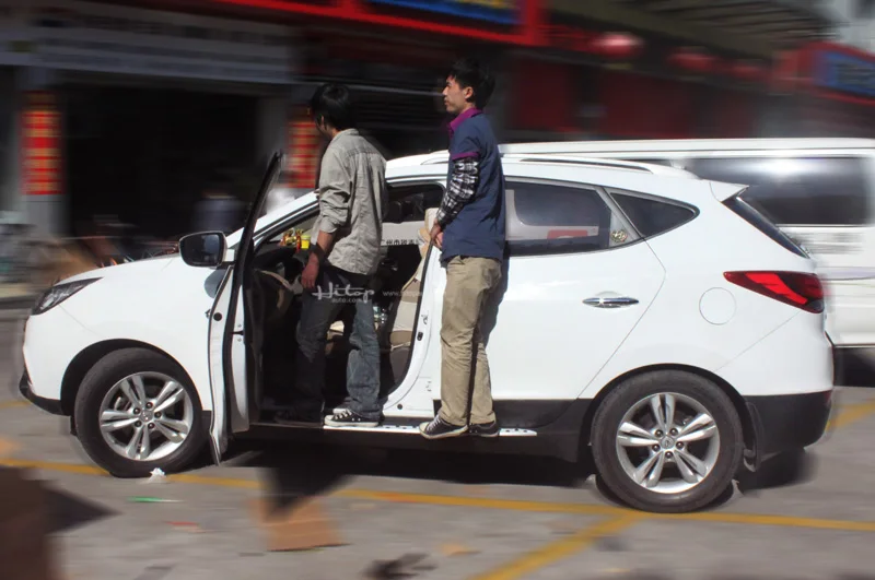 Новое поступление, беговые доски, боковой шаг nerf бар для hyundai IX35(Tucson IX) 2009- год, HITOP магазин-5 лет+ SUV expeneriences