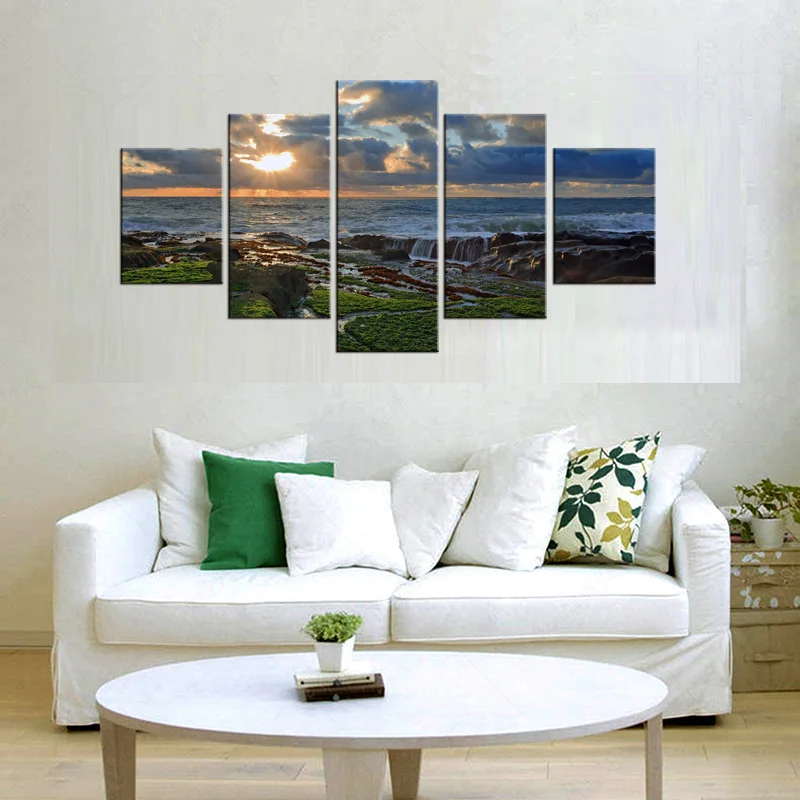 Набор для рисования водопад Настенная картина закат Современные художественные