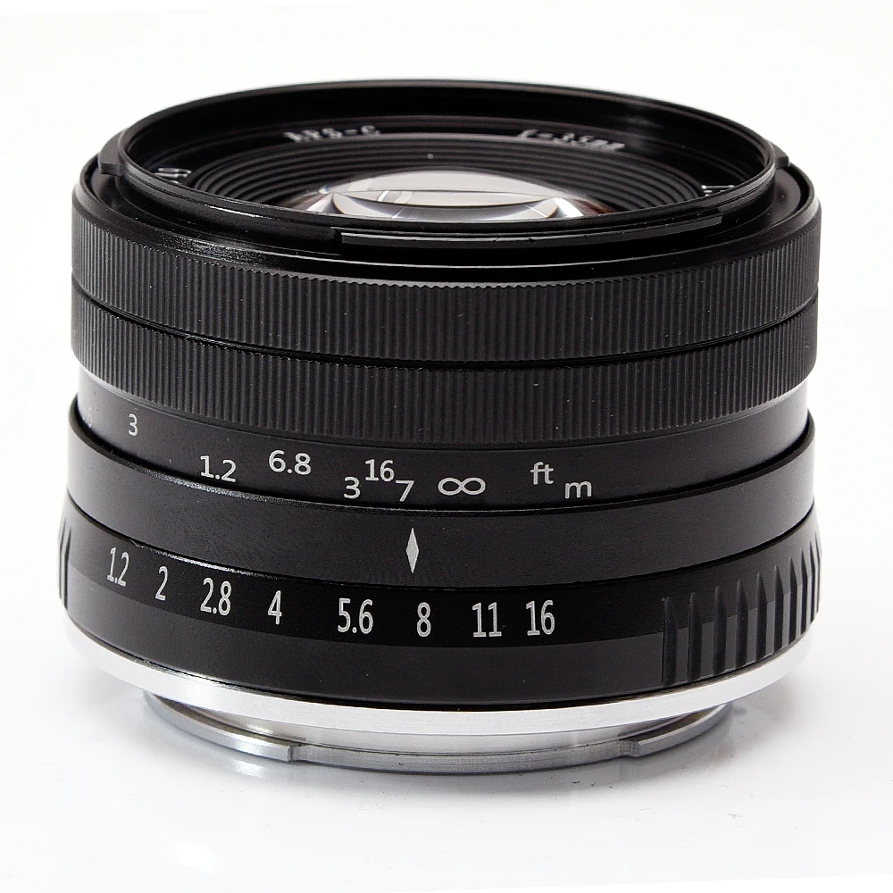 35 мм F 1,2 Prime APS-C Алюминий ручные линзы для sony A6500 A6300 A6000 A5100 A5000 NEX-6 EX-5 NEX-5c байонетное крепление типа Е для беззеркальной камеры