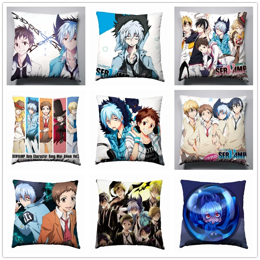 Аниме Манга SERVAMP 40 х см шелковая наволочка чехол для подушки сиденья постельные