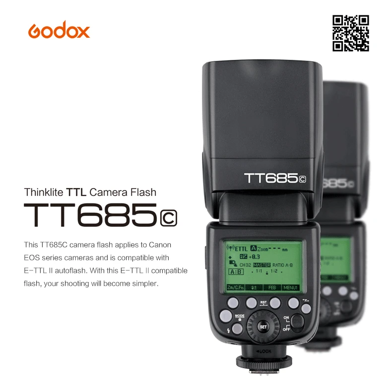 Godox TT685C + X1C TTL вспышка и триггера Установить беспроводной 2.4 г передатчик для